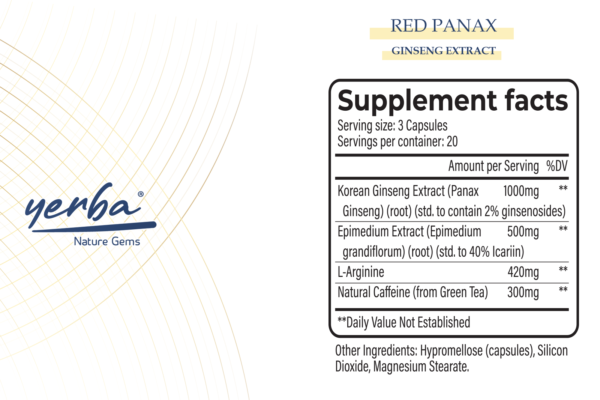 Red Panax GINSENG EXTRACT