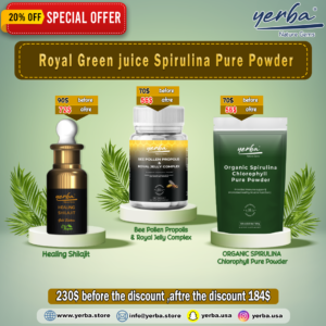 Royal Green Juice Spirulina Pure Powder